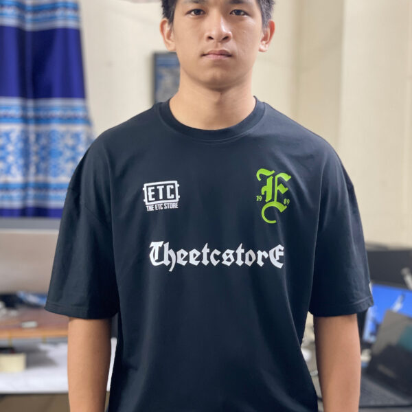 OVERSIZED T-SHIRT(BLACK)