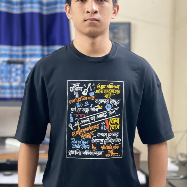 OVERSIZED T-SHIRT(BLACK)